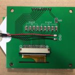 「グラフィック表示液晶モジュール 2P-S60779」基板組み立て