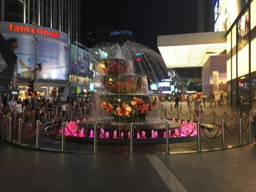 パビリオン（PAVILION）前の噴水