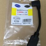 ラズパイ用にHDMI-L型変換ケーブル (miniHDMI-HDMI)　買いました。