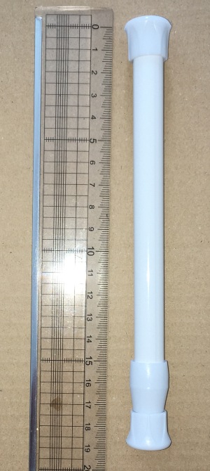 短いつっぱり棒18cm～28cm 最短実測