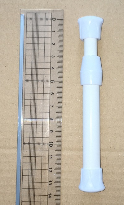 短いつっぱり棒13cm～16cm 最短実測