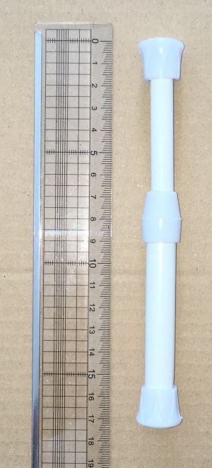 短いつっぱり棒13cm～16cm 最長実測