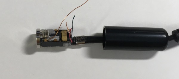 5極 3.5mm ミニプラグ　3極変換ケーブル 製作