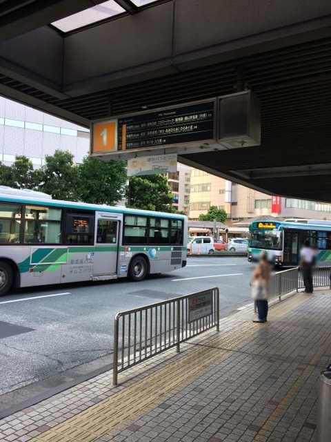 遠鉄バス　浜松駅バス停留所