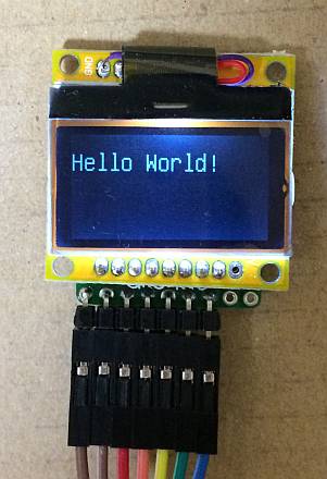 びんぼうでいいの with LCD [U3RLCD12864S]」 Arduino UNO互換機　の Hello World! の表示